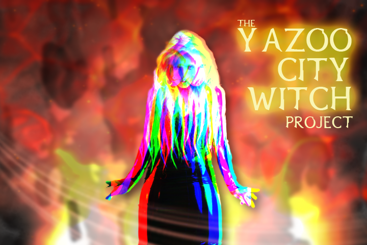 Image of the Yazoo City Witch burning down the city